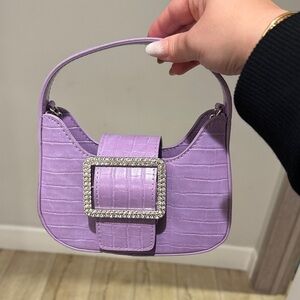 Urban Outfitters Lilac Croc Mini Bag